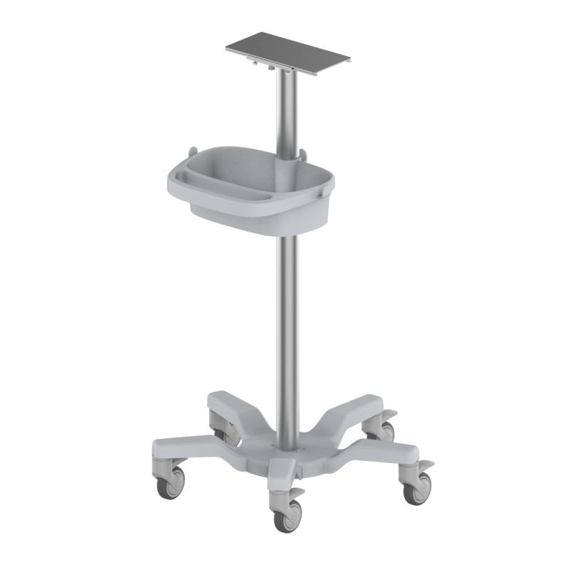 Mobile Computer Crash Carts Medical Trolley Laptop Medication Cart