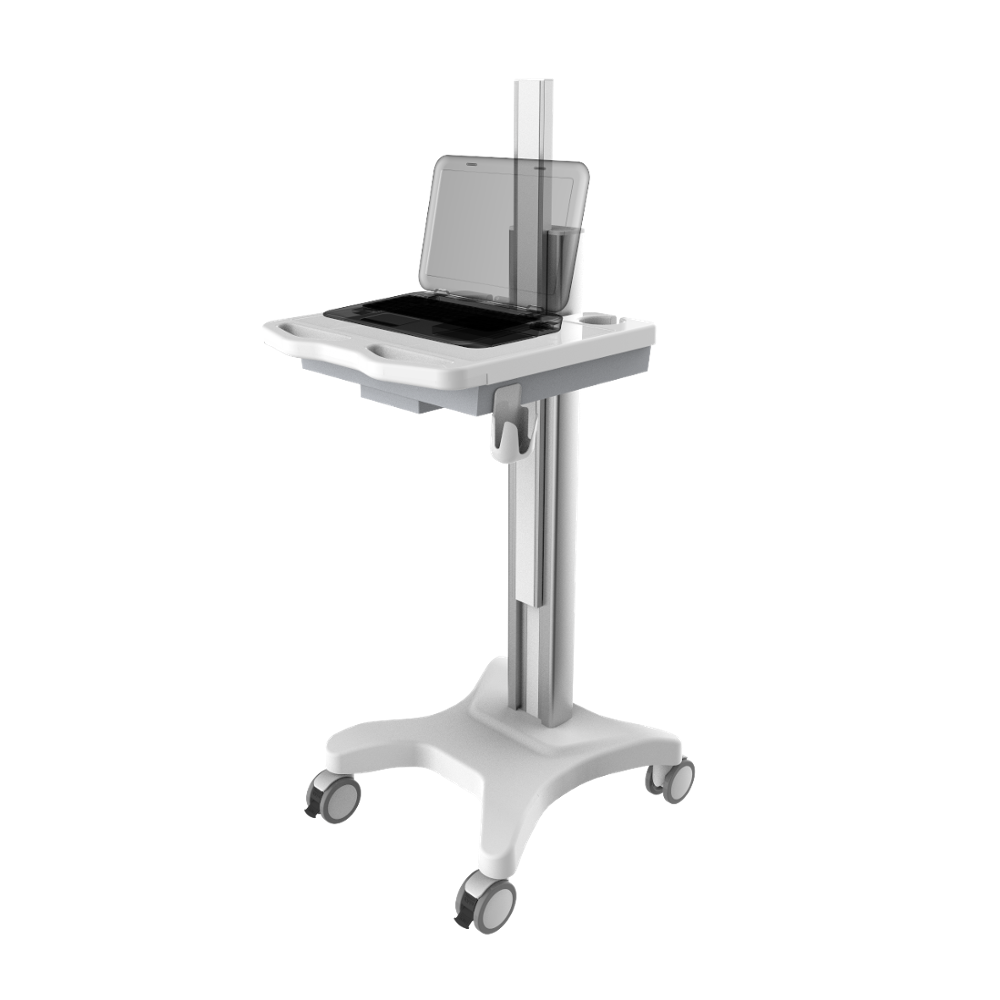 Hospital Computer Desk Workstation Mobile Cart/ Laptop Mobile Cart for Hospital Use