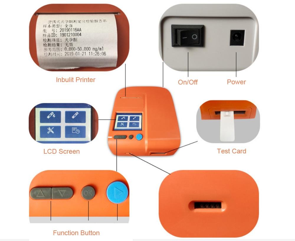 Portable Vet Progesterone Analyzer Machine NEUYT02