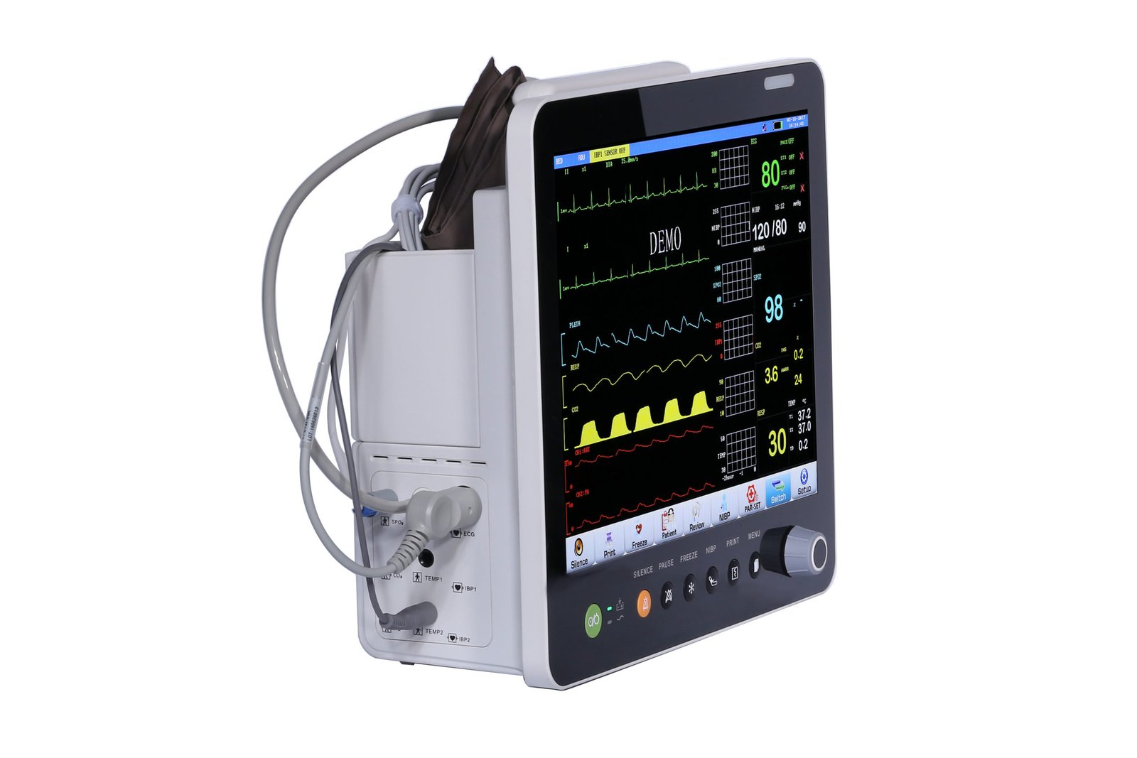 Multi-Parameter Patient Monitor 12.1 Inch Color TFT Portable Medical Equipment NEUMP12
