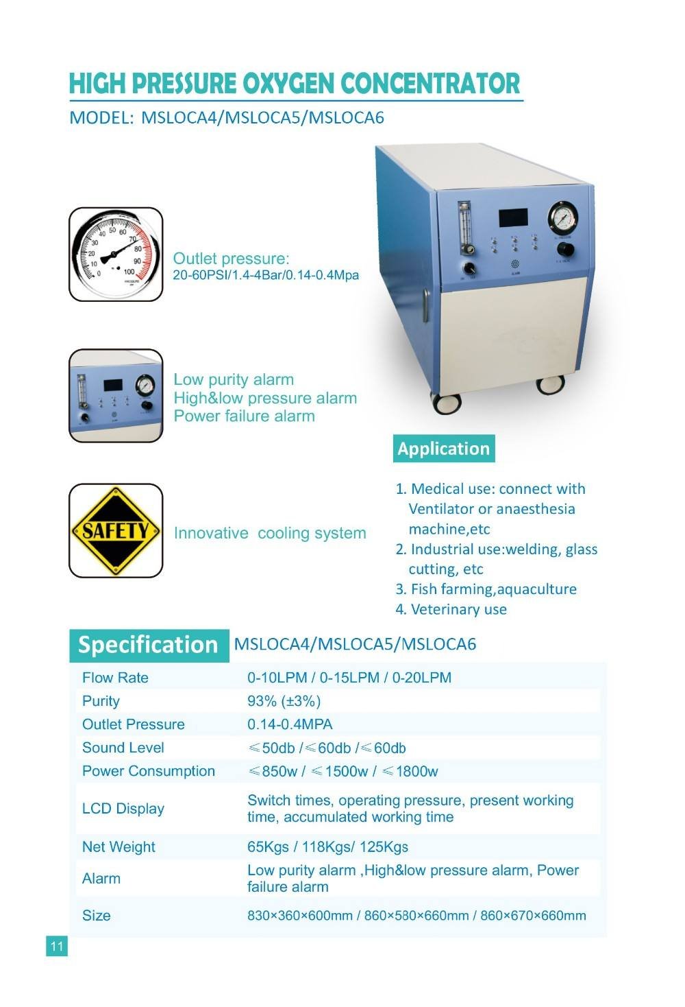 15L Stability Medical Oxygen Concentrator Machine NEUOCA5