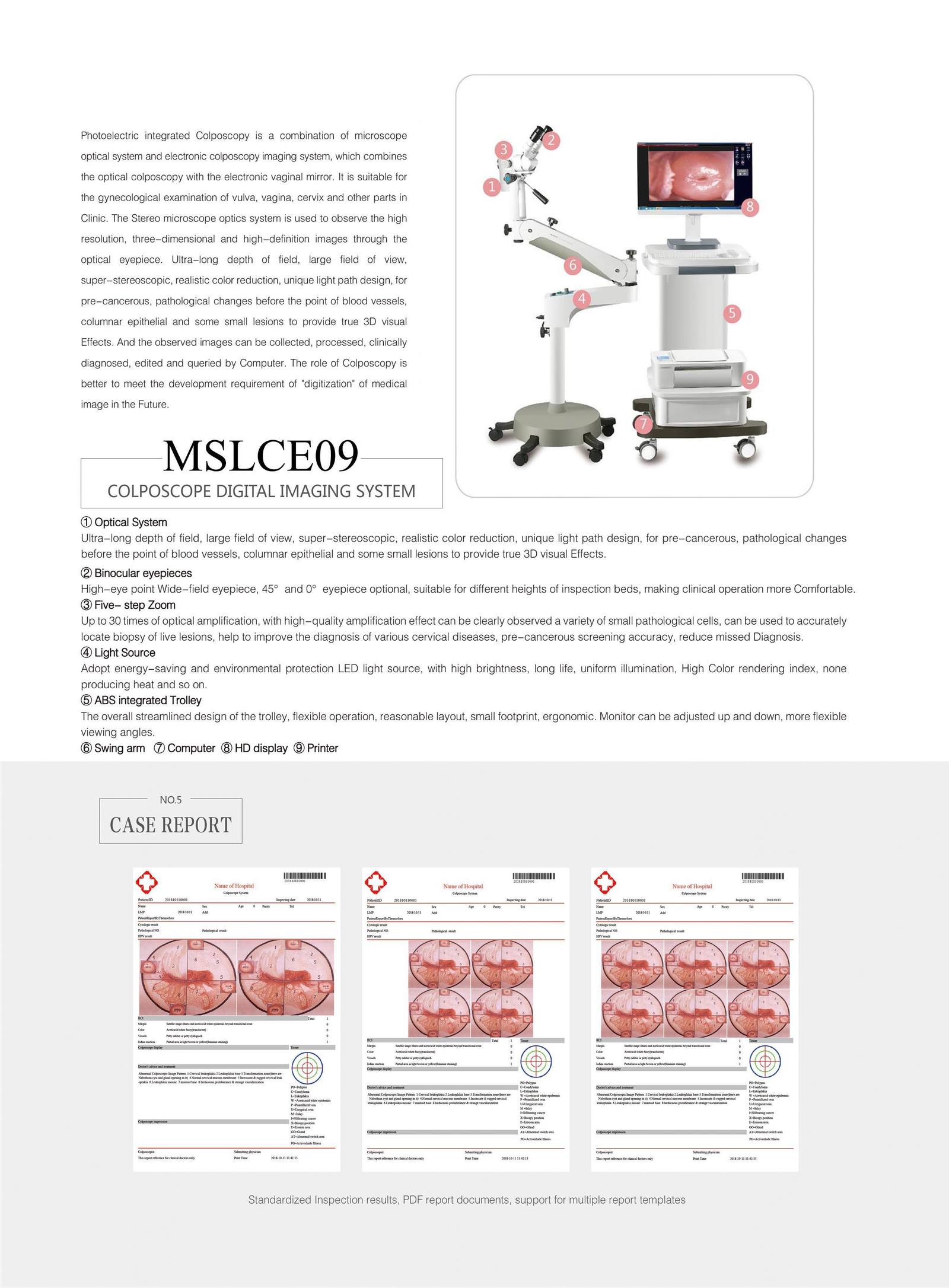 Digital Colposcope Video Machine NEUCE09