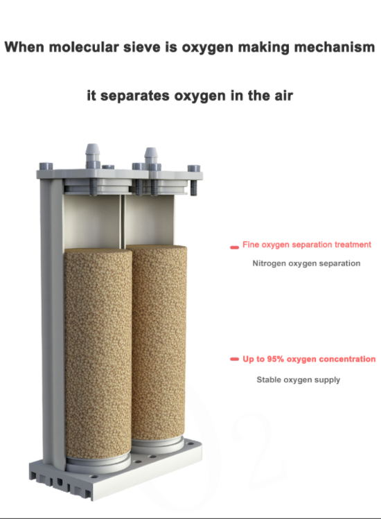 Household 5 Liter Movable Oxygen Concentrator with Smart Voice NEUZY35
