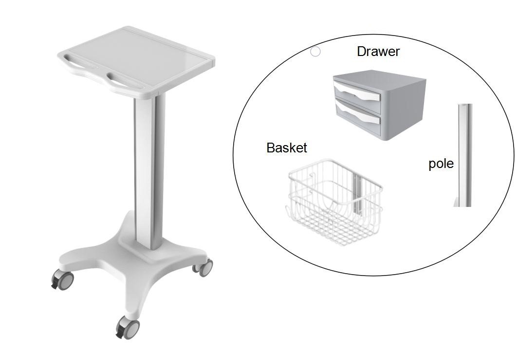 Medical Mobile Cashier Carts, Nursing Cashier Trolley for Hospital