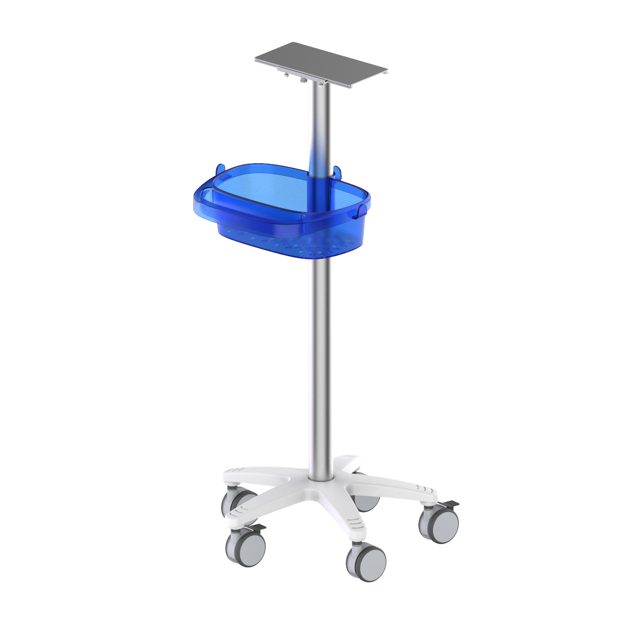 Patients Monitor Rolling Stand / Customized Medical Cart