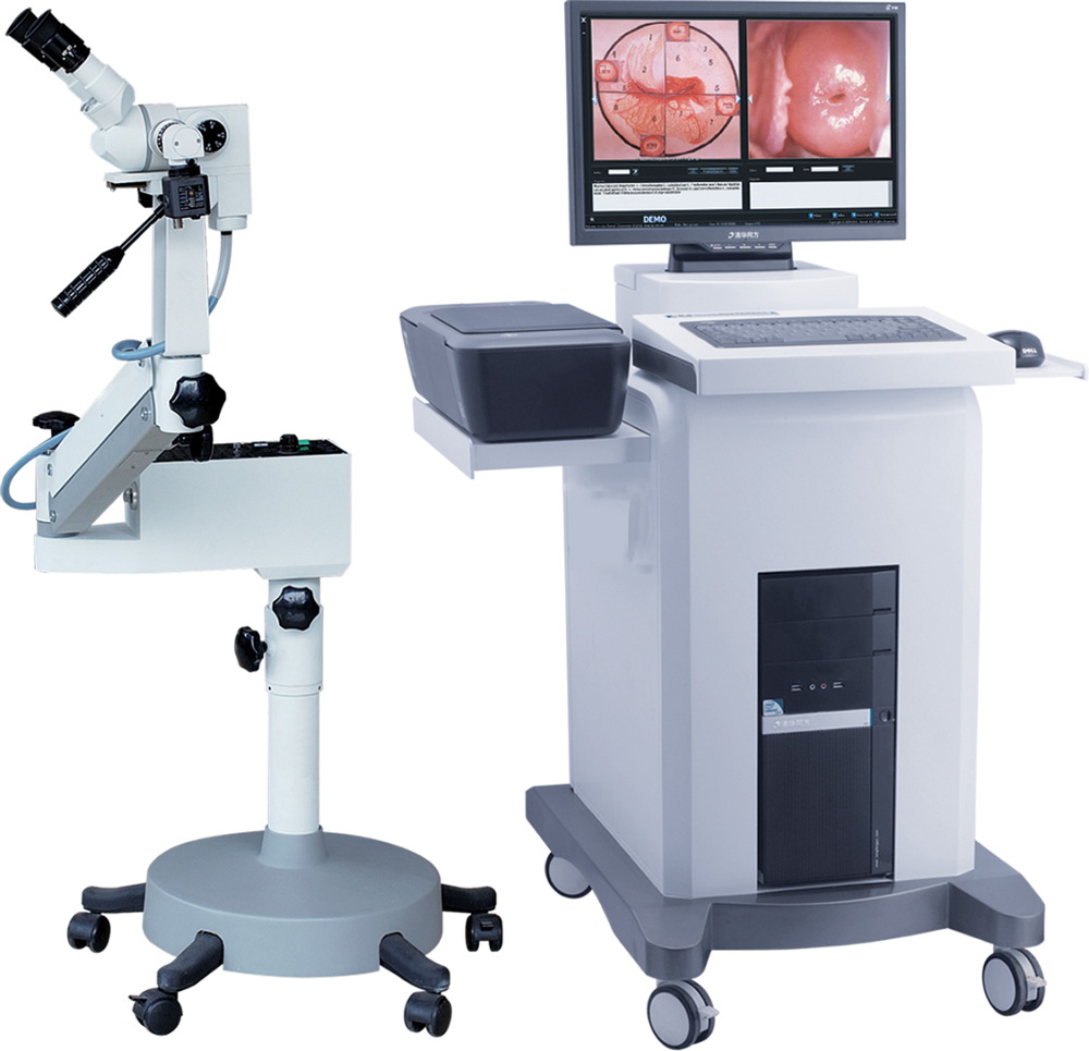 Multi-functional Trolley Colposcope Video Machine NEUCE08