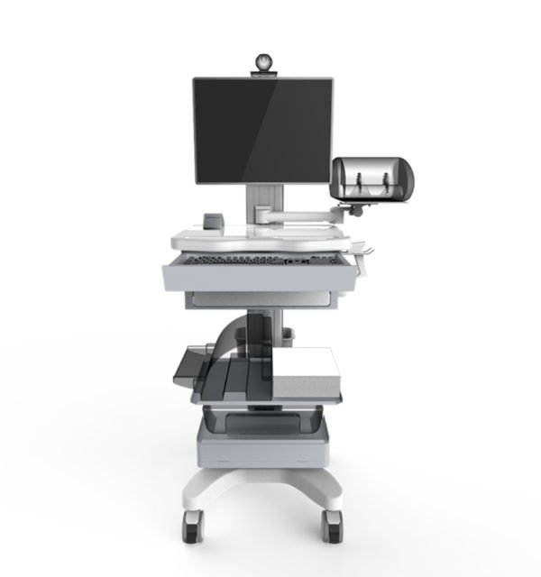 Medical Mobile Cashier Carts, Nursing Cashier Trolley for Hospital