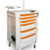 Emergency hospital trolley/ Drawers/ Digital locks