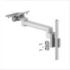 Hospital bed bracket adjustable/Pivot Arm/Alluminum arm with basket